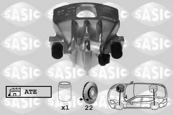 Тормозной суппорт SASIC 6506031