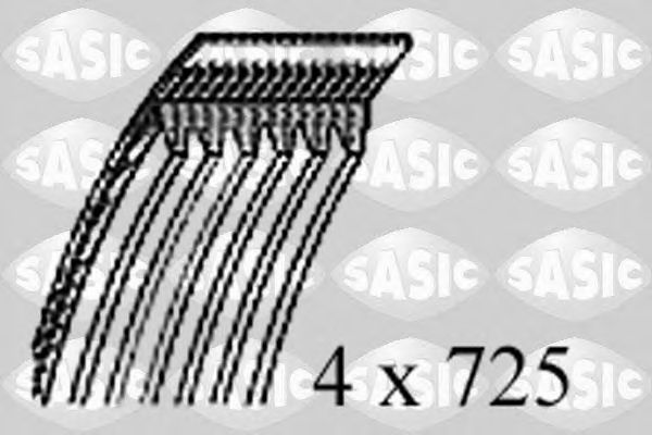 Поликлиновой ремень SASIC 1776012