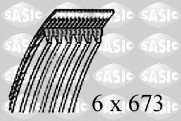 Поликлиновой ремень SASIC 1776058