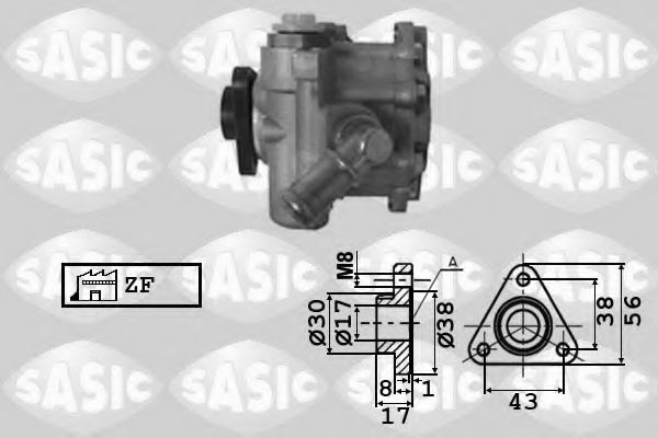 Гидравлический насос, рулевое управление SASIC 7076049