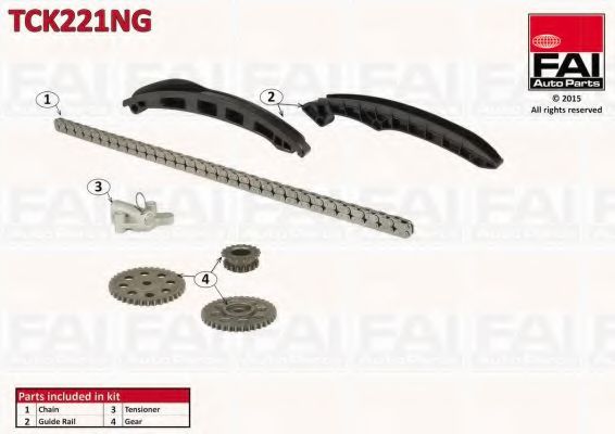 Комплект цели привода распредвала FAI AutoParts TCK221NG