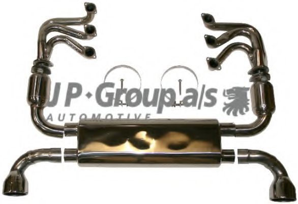Система глушителя для спортивного автомобиля JP GROUP 1620801110