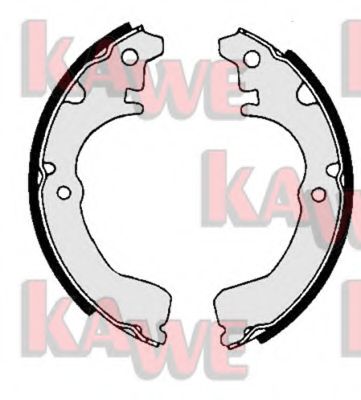 Комплект тормозных колодок KAWE 03540