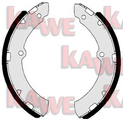 Комплект тормозных колодок KAWE 07220