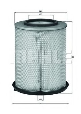 Воздушный фильтр MAHLE ORIGINAL LX 656