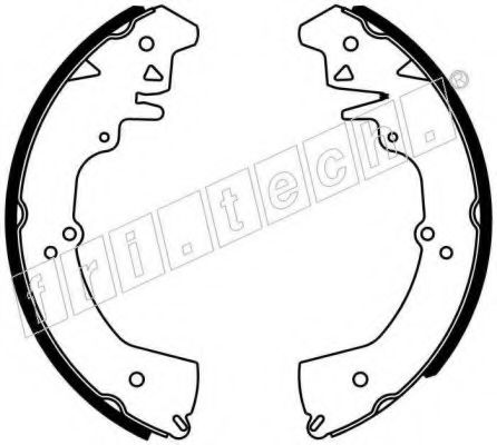 Комплект тормозных колодок fri.tech. 1026.356