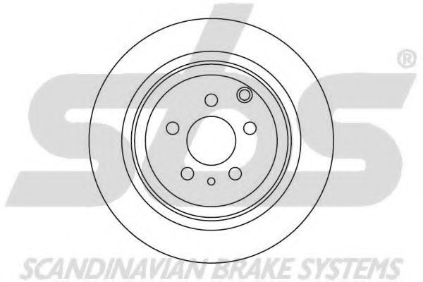 Тормозной диск sbs 1815209943