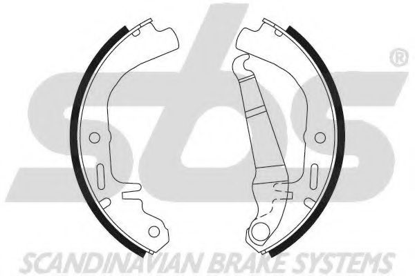 Комплект тормозных колодок sbs 18492736264