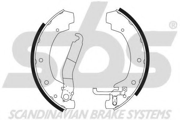 Комплект тормозных колодок sbs 18492747368