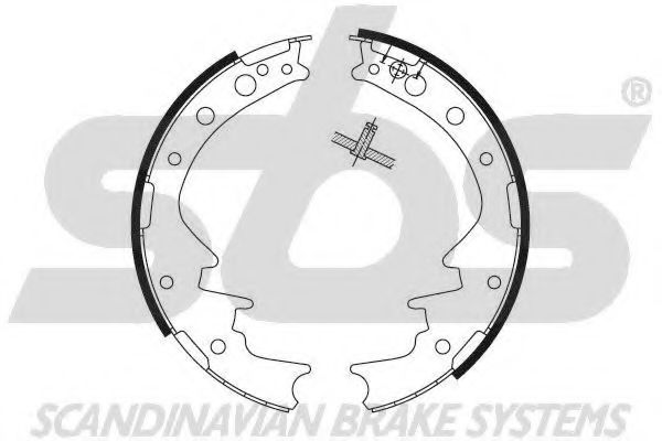 Комплект тормозных колодок sbs 18492799378