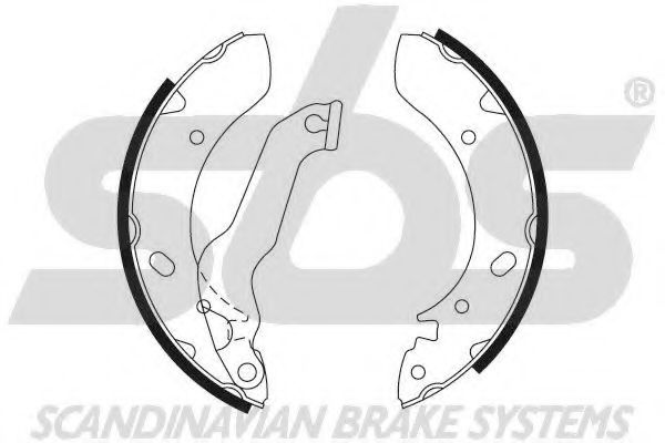 Комплект тормозных колодок sbs 18492734561
