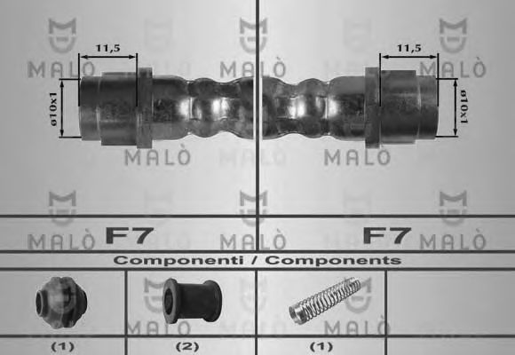 Тормозной шланг MALÒ 80169