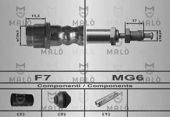 Тормозной шланг MALÒ 80544