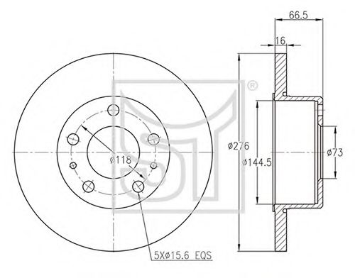 Тормозной диск ST-TEMPLIN 03.110.0823.250