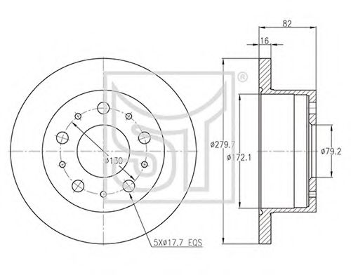 Тормозной диск ST-TEMPLIN 03.110.2600.090