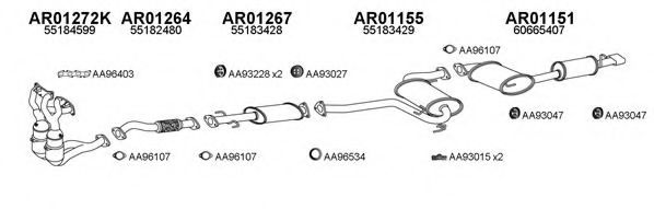 Система выпуска ОГ VENEPORTE 010094