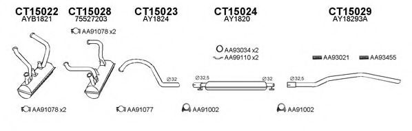 Система выпуска ОГ VENEPORTE 150001