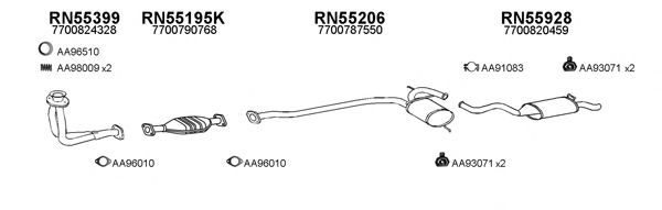 Система выпуска ОГ VENEPORTE 550036