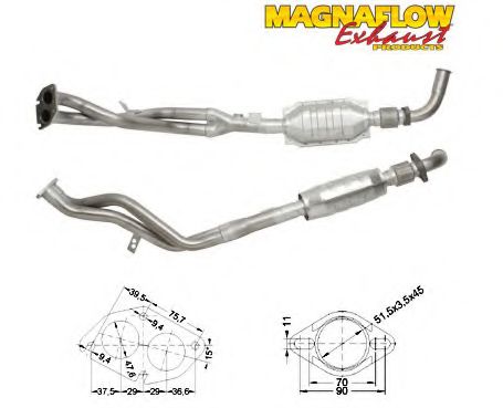 Катализатор MAGNAFLOW 85836