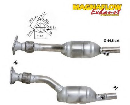 Катализатор MAGNAFLOW 76338