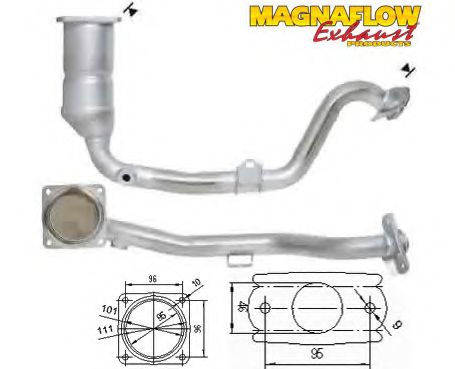 Катализатор MAGNAFLOW 76025