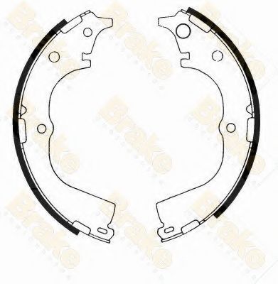 Комплект тормозных колодок Brake ENGINEERING SH2363