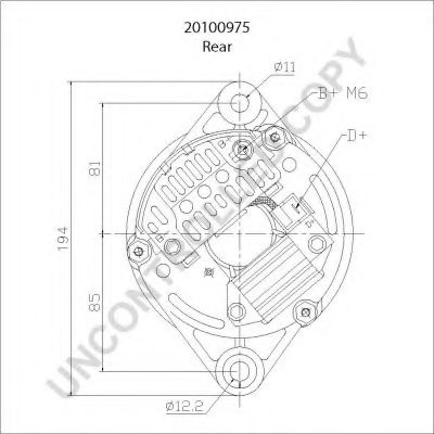 Генератор GENERAL RICAMBI 040038