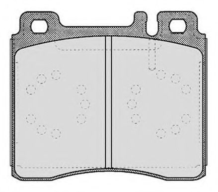 Комплект тормозных колодок, дисковый тормоз RAICAM RA.0497.0