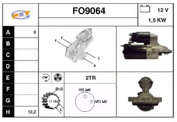 Стартер SNRA FO9064