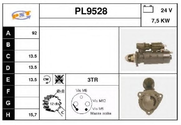 Стартер DA SILVA 020908