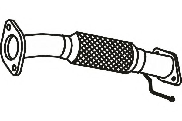 Труба выхлопного газа FENNO P3158