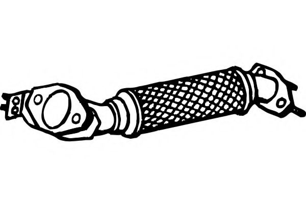 Труба выхлопного газа TEMOT 303016