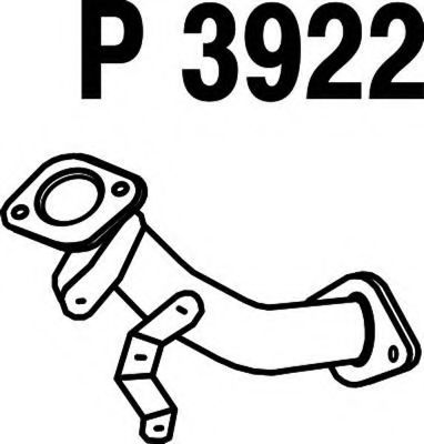Труба выхлопного газа FENNO P3922