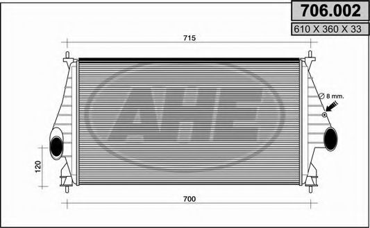 Интеркулер AHE 706.002