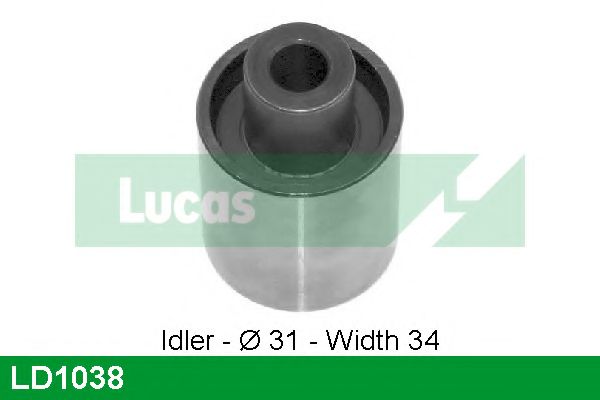 Натяжной ролик, ремень ГРМ LUCAS ENGINE DRIVE LD1038