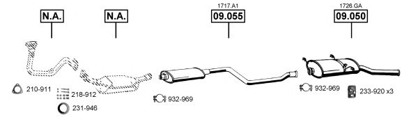 Система выпуска ОГ ASMET CI092525