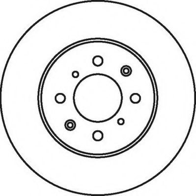 Тормозной диск LUCAS DF2792