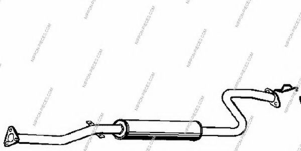 Система выпуска ОГ NPS H430A131