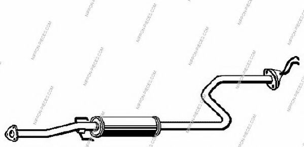 Система выпуска ОГ NPS H430A27