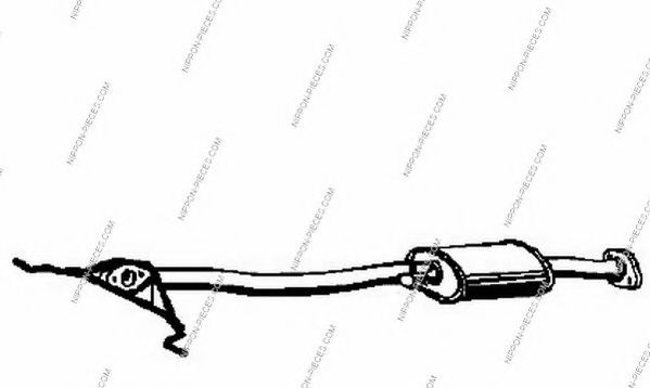 Система выпуска ОГ NPS M430A66