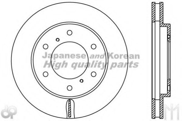 Тормозной диск ASHUKI 0990-1605