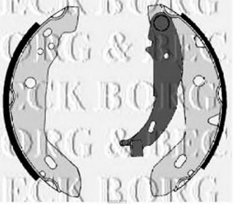 Комплект тормозных колодок BORG & BECK BBS6279