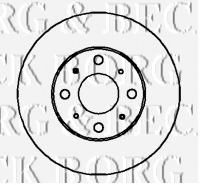 Тормозной диск BORG & BECK BBD4332