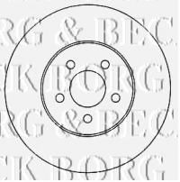 Тормозной диск BORG & BECK BBD4568