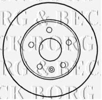 Тормозной диск BORG & BECK BBD4641