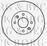 Тормозной диск BORG & BECK BBD4818