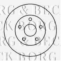 Тормозной диск BORG & BECK BBD5107