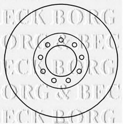 Тормозной диск BORG & BECK BBD5952S