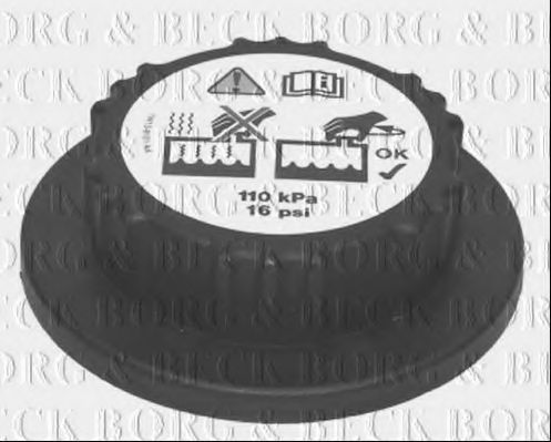 Крышка, радиатор BORG & BECK BRC108