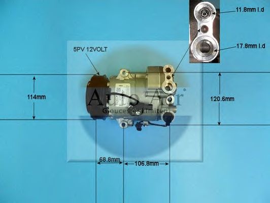 Компрессор, кондиционер AUTO AIR GLOUCESTER 14-7478
